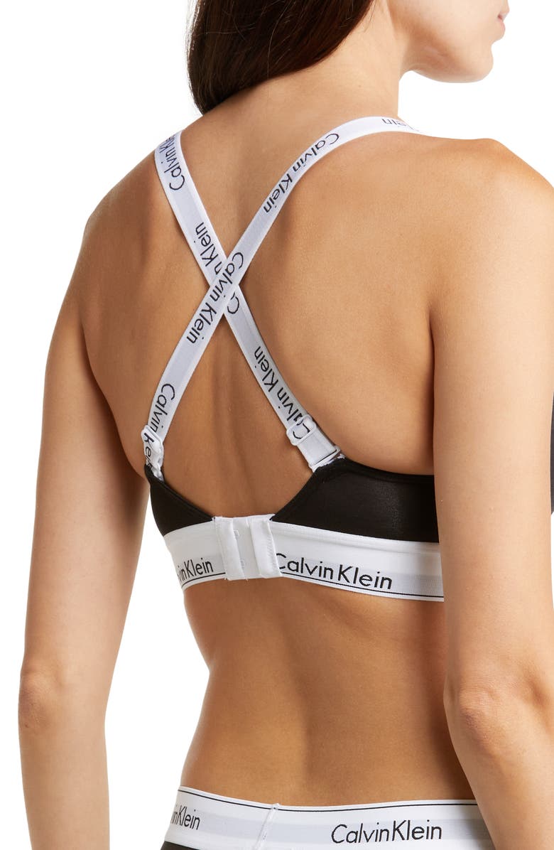 Calvin Klein Flex Lightly Lined Wireless Bralette, Alternate, color,