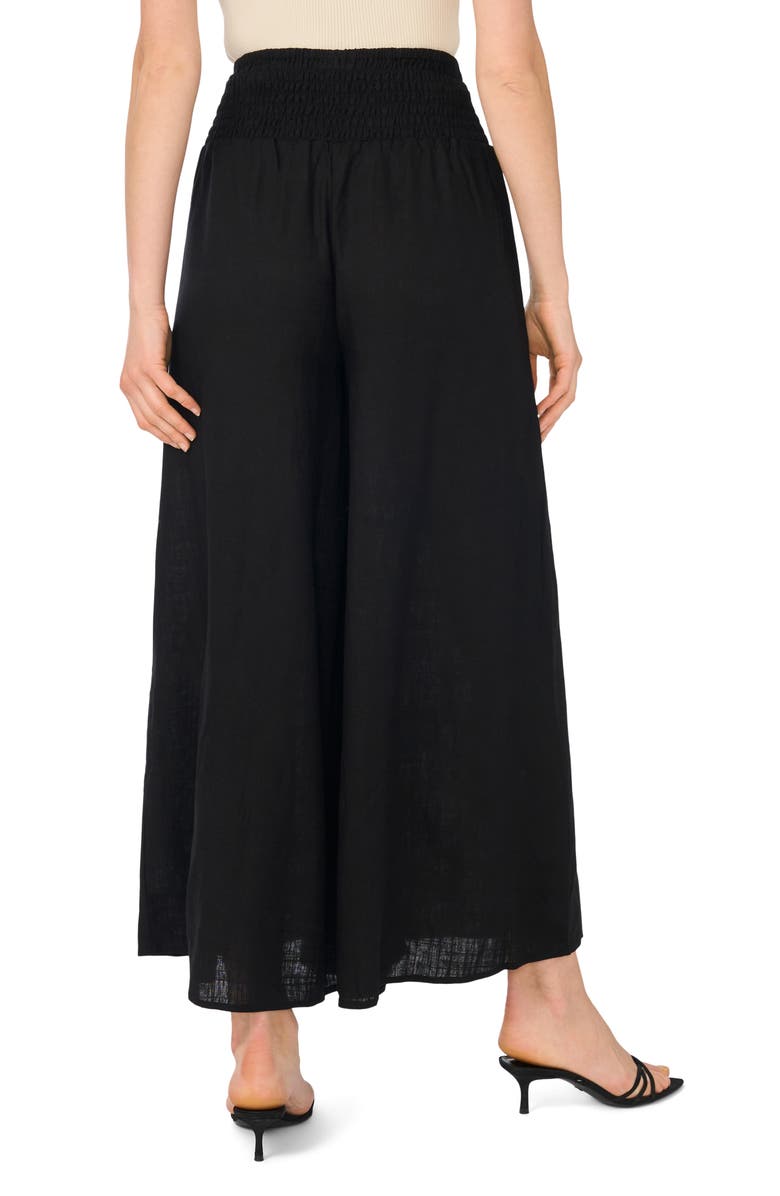 Vince Camuto Wide Leg Pants, Alternate, color, Rich Black