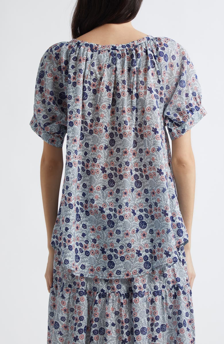 MILLE Naomi Print Puff Sleeve Top, Alternate, color,