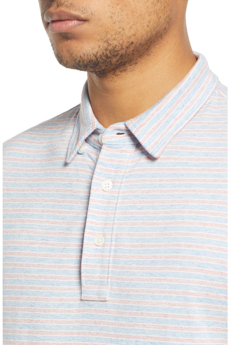Movement Polo Shirt, Alternate, color, HORIZON LINE STRIPE