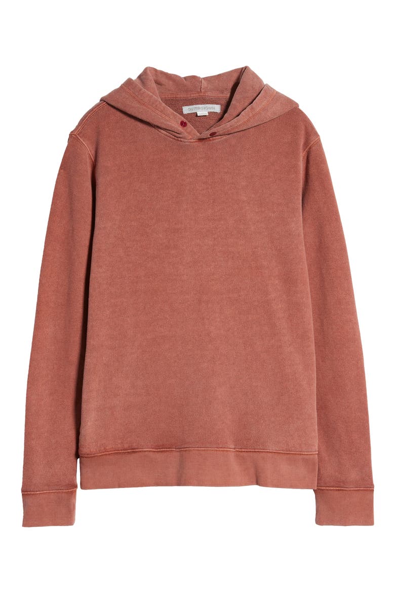 Sur Snap Hoodie, Alternate, color, HENNA