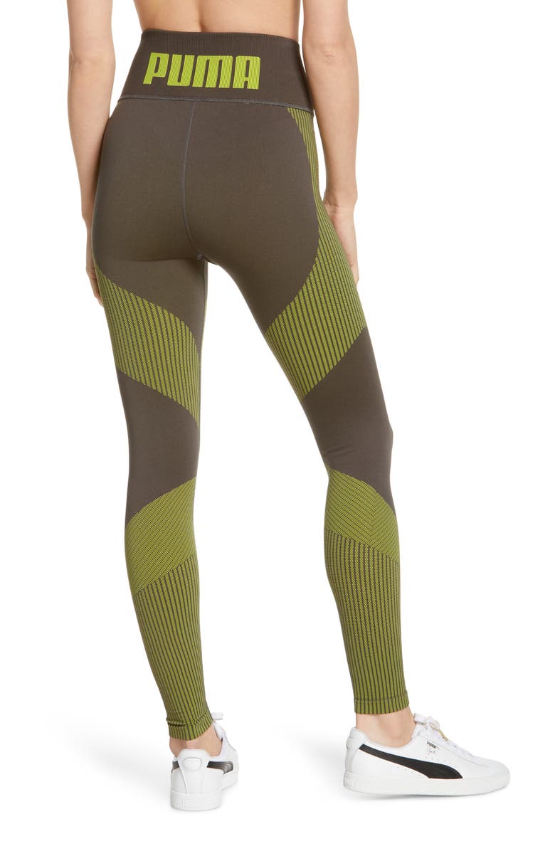 PUMA Train Seamless High Waist 7/8 Leggings, Alternate, color,
