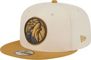New Era Men's New Era Cream/Tan Minnesota Timberwolves Two-Tone Color Pack 9FIFTY Snapback Hat