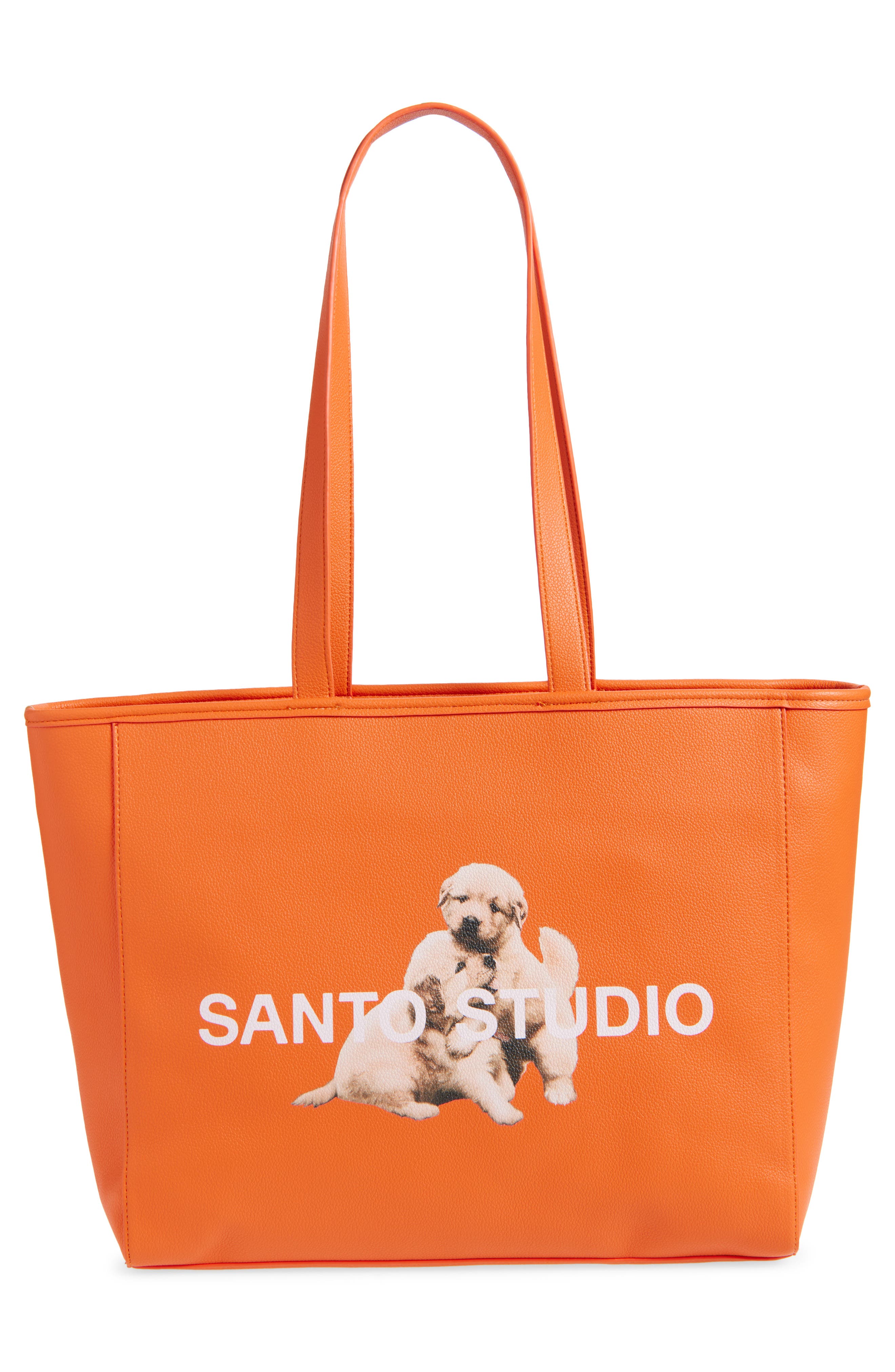 SANTO STUDIO Jett Lawrence Orange Tote, Alternate, color, Orange