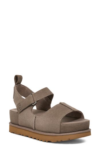 Ugg ® Goldenstar Platform Sandal In Brown