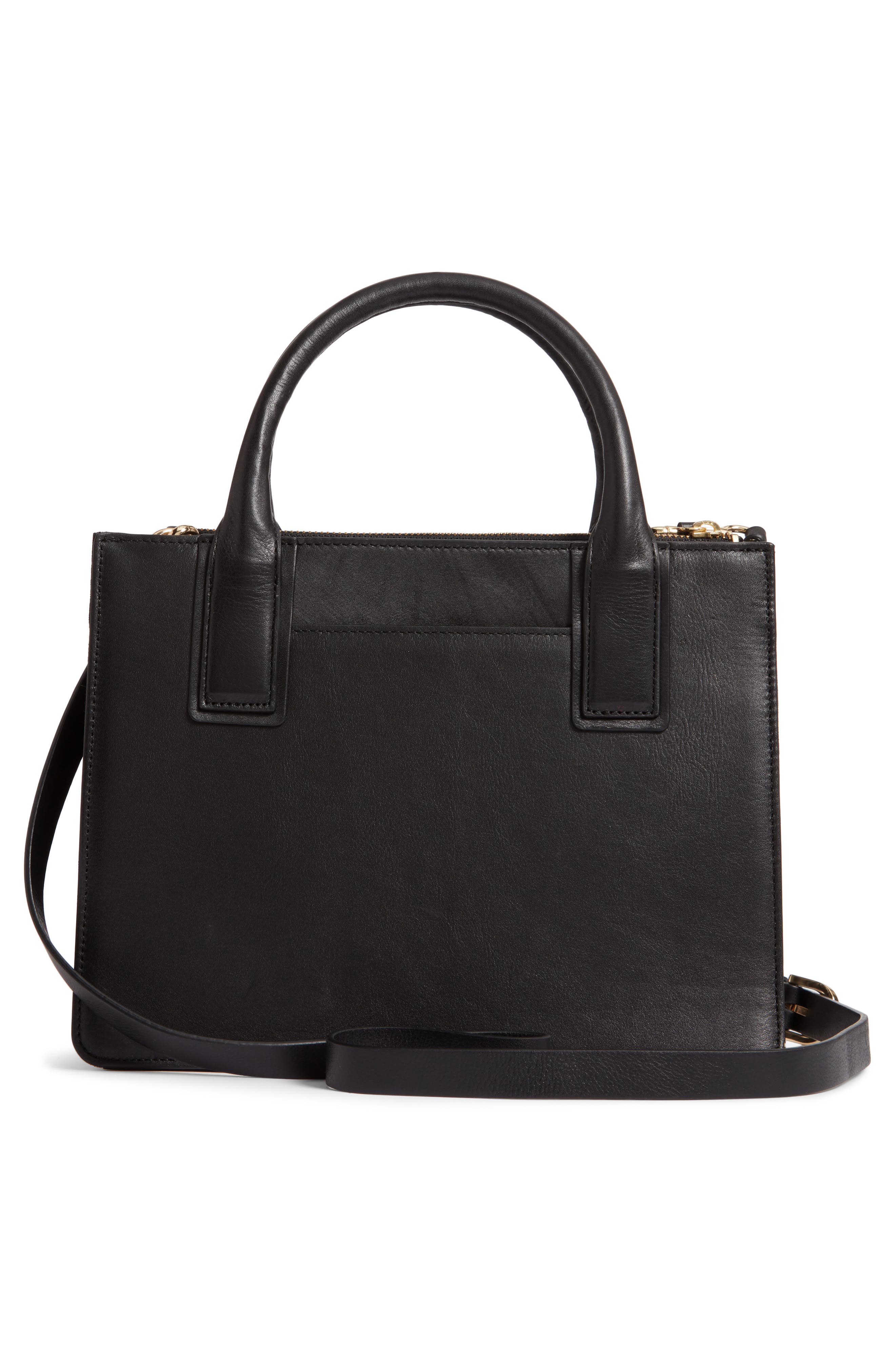 Nordstrom Concertina Leather Accordion Satchel, Alternate, color, 