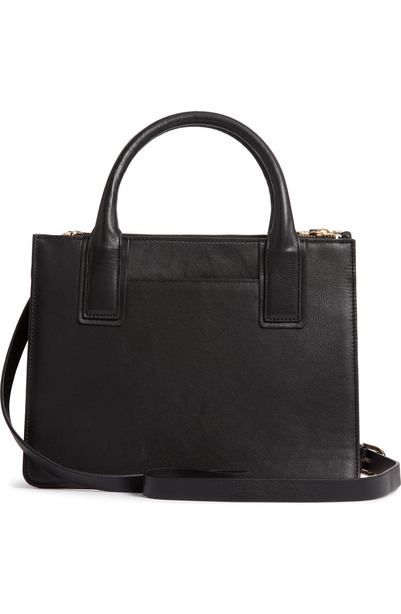 Nordstrom Concertina Leather Accordion Satchel, Alternate, color,