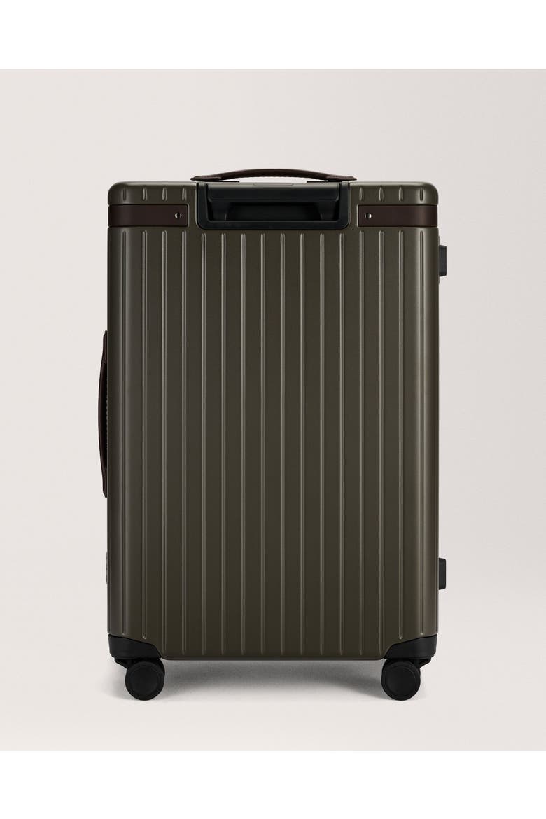 The Check-in Suitcase, Alternate, color, Dark Olive / Chocolate