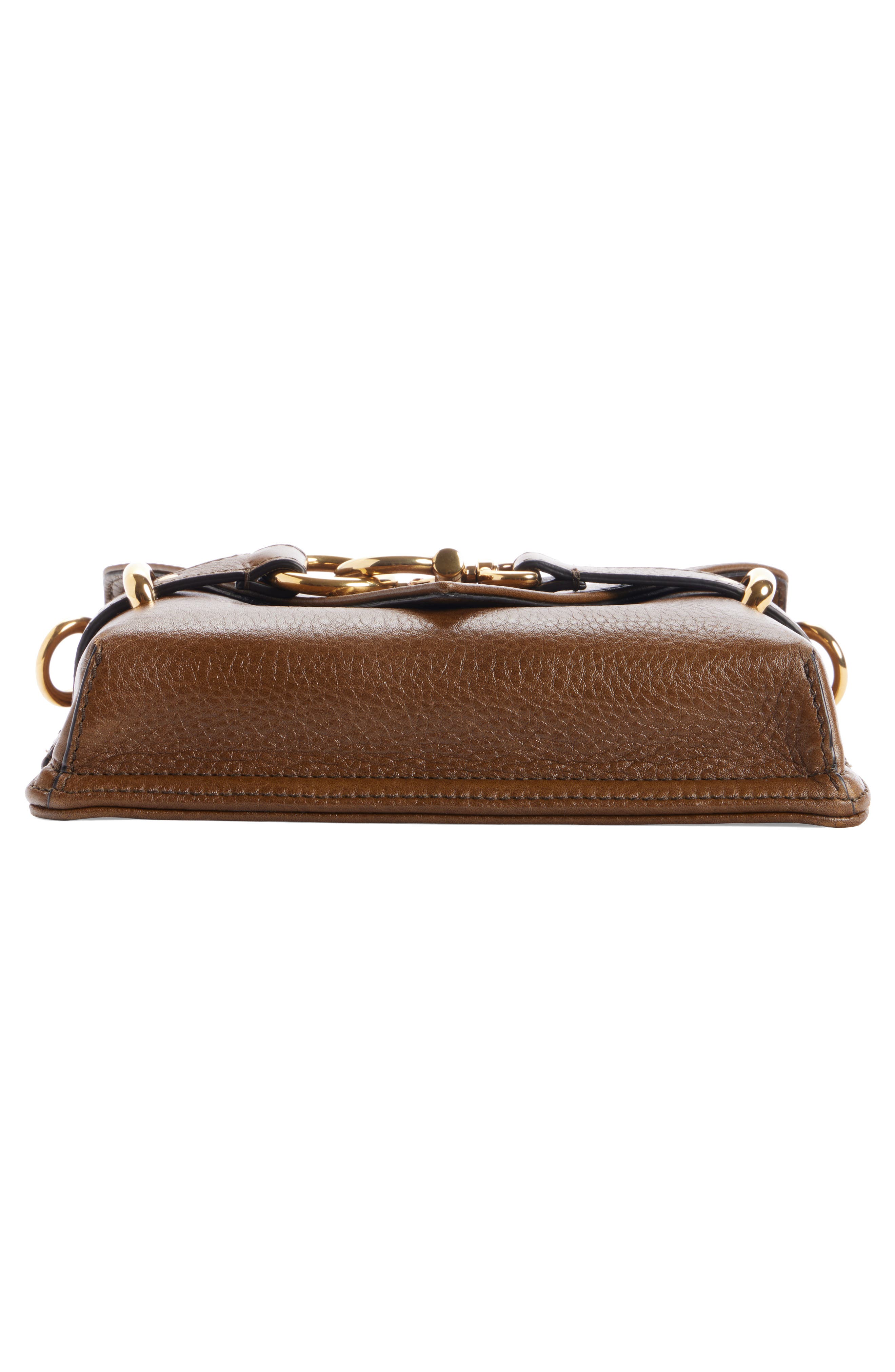 Mini Cape Leather Crossbody Bag, Alternate, color, DARK KHAKI 20V