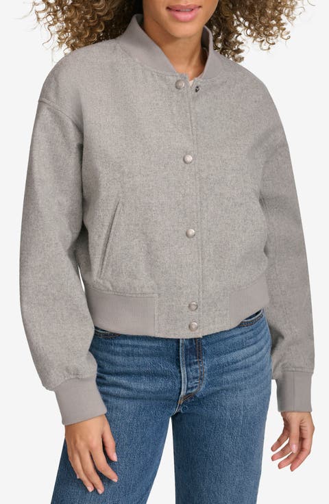 Faux Shearling Bomber Jacket