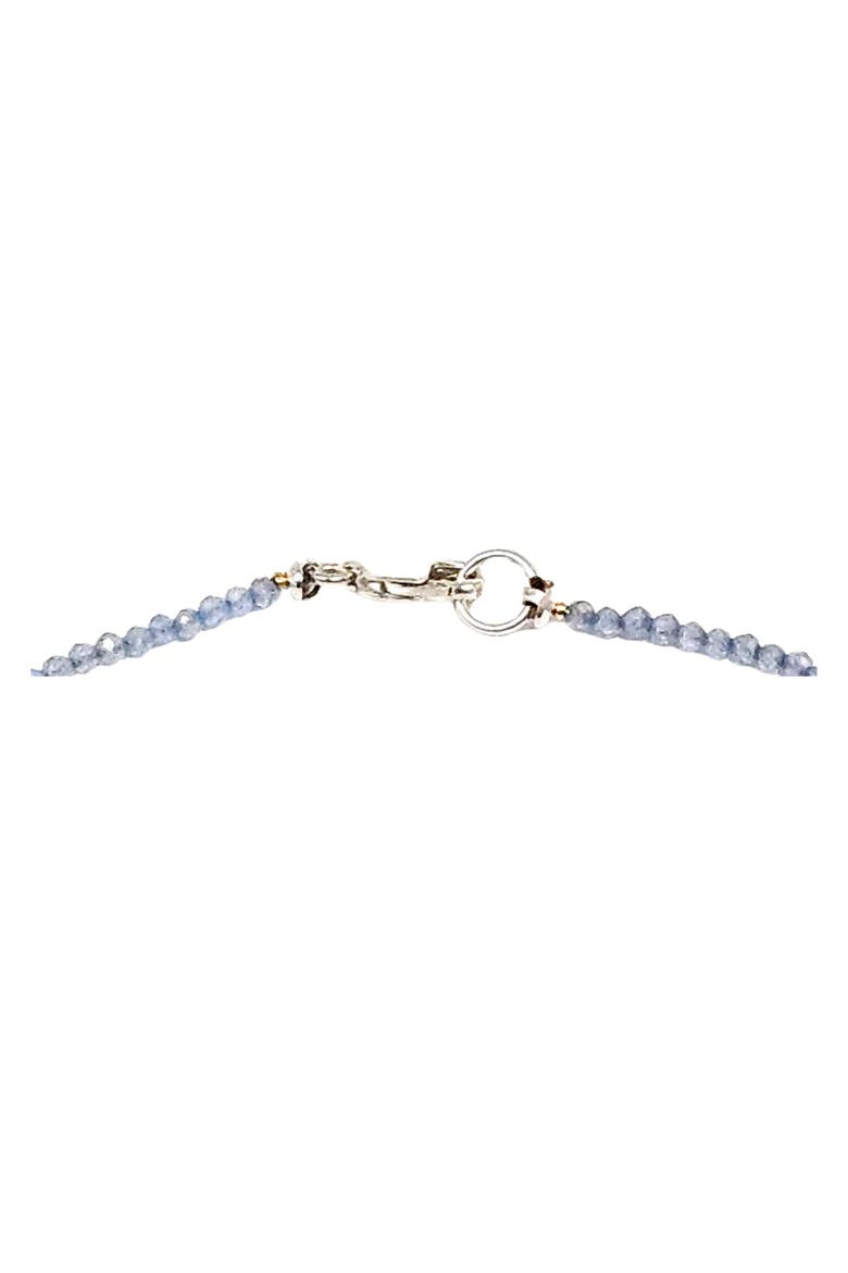 Pale VIolet Blue  Charm Necklace, Alternate, color, Blue