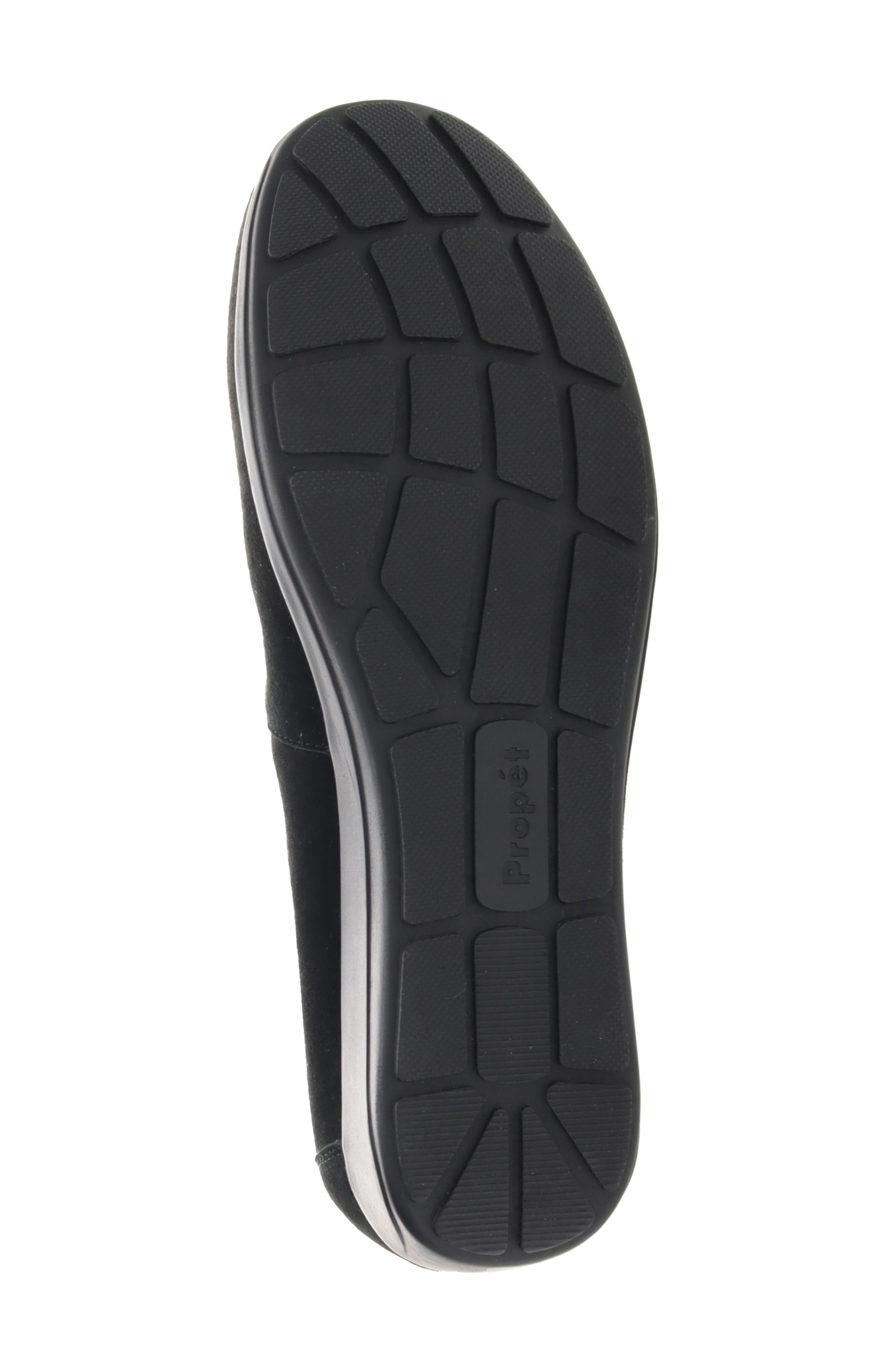 Propét Yara Wedge Slip-On, Alternate, color, Black Suede