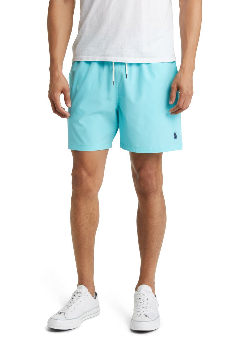 Traveler Swim Trunks, Main, color, HAMMOND BLUE