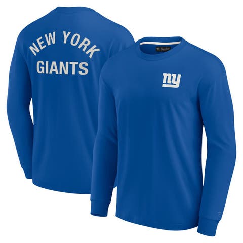 Unisex Fanatics Signature Royal New York Giants Elements Super Soft Long Sleeve T-Shirt