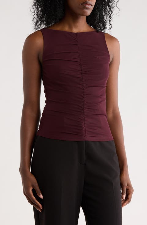 Ruched Front Tank