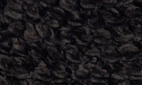 Kurt Geiger London Chunky Chenille Knit Beanie In Black