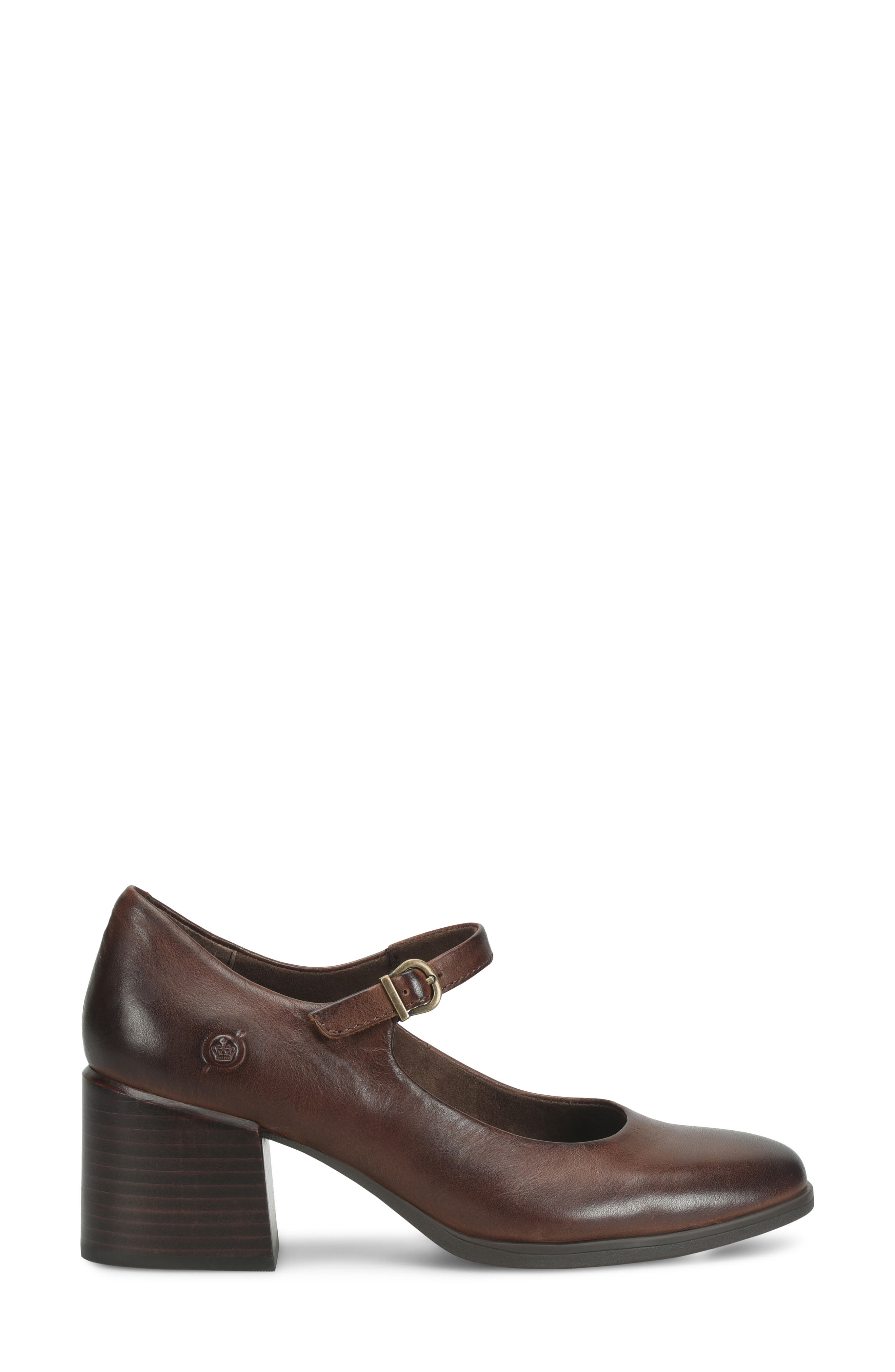 Laine Mary Jane Pump, Alternate, color, BROWN LEATHER