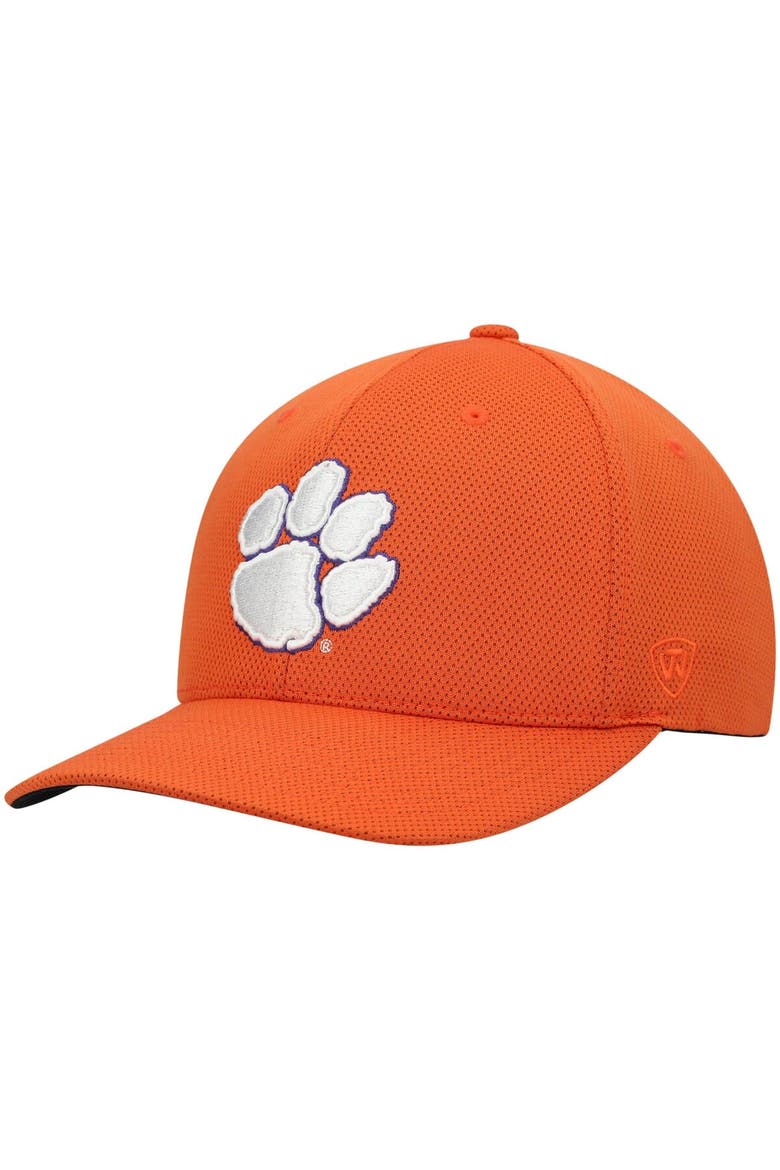 Men's Top of the World Orange Clemson Tigers Reflex Logo Flex Hat, Main, color, Orange