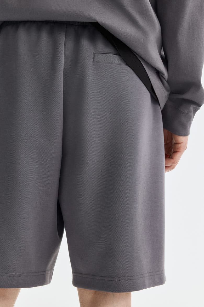 Relaxed Fit Interlock Shorts, Alternate, color, Dark gray