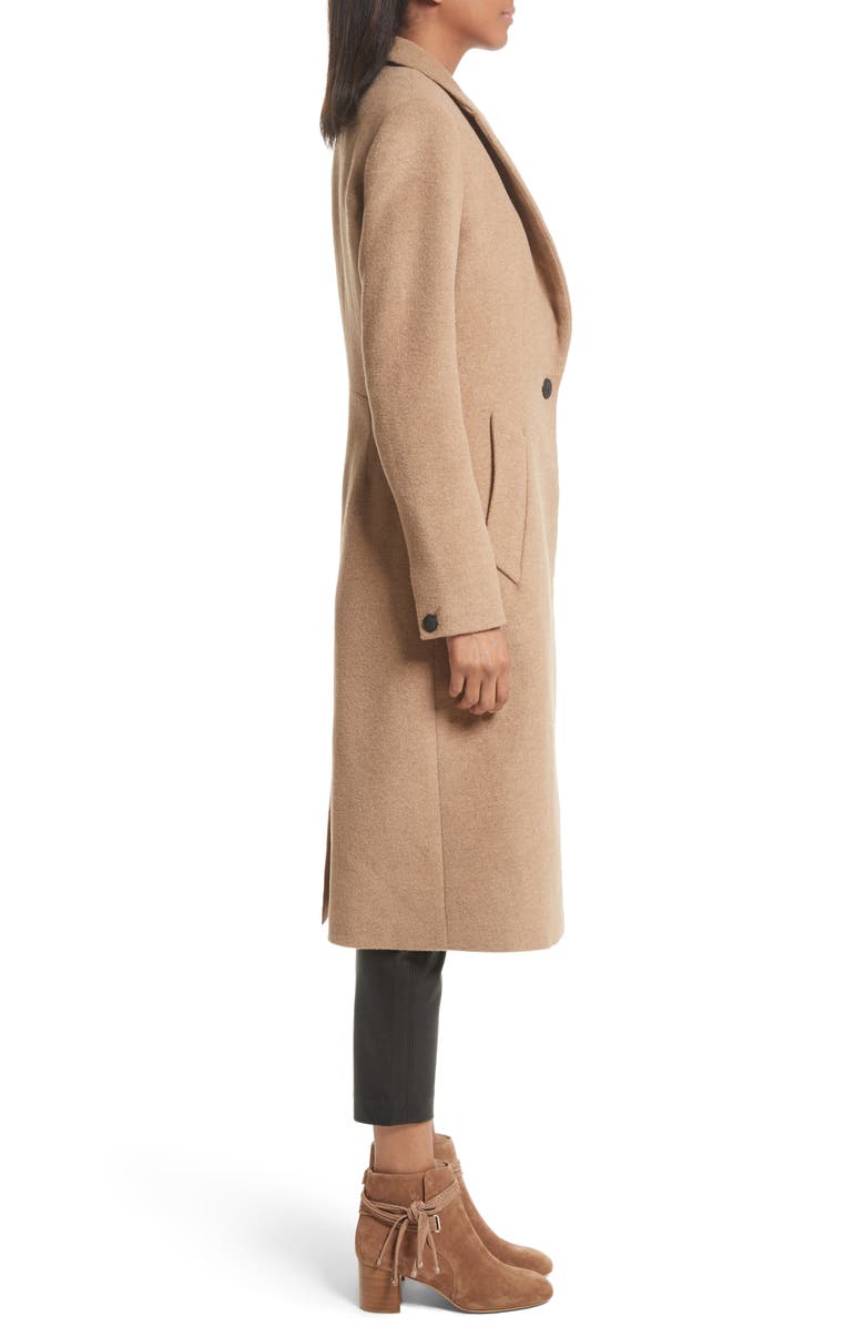 rag & bone Duke Camel Hair Coat, Alternate, color, 