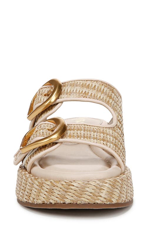 Sam Edelman Nerissa Two-strap Platform Sandal In Dark Natural