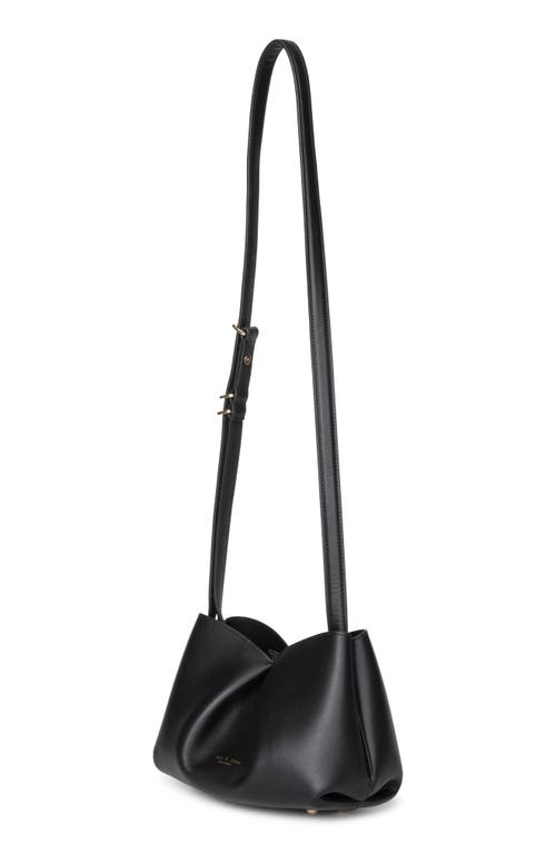 Rag & Bone Small Bloom Leather Crossbody Bag In Black