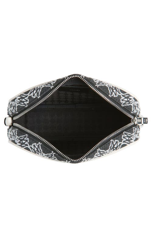 Amiri Ma Quad Denim Camera Bag In Black