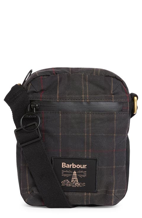Field Tartan Waxed Crossbody Bag