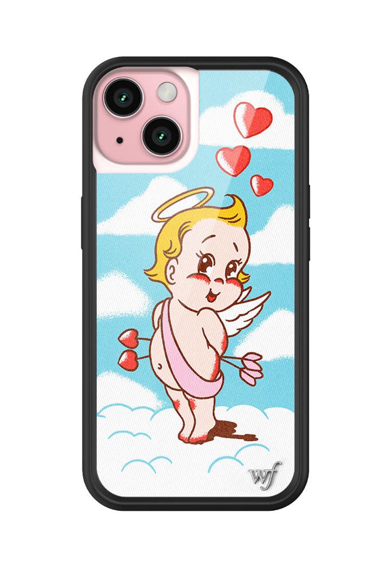Little Angel iPhone Case, Alternate, color, Blue