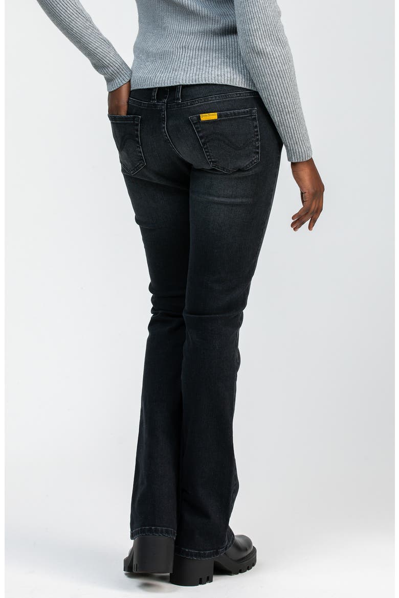Slim Bootcut Maternity Jeans, Alternate, color, BLACK STONED
