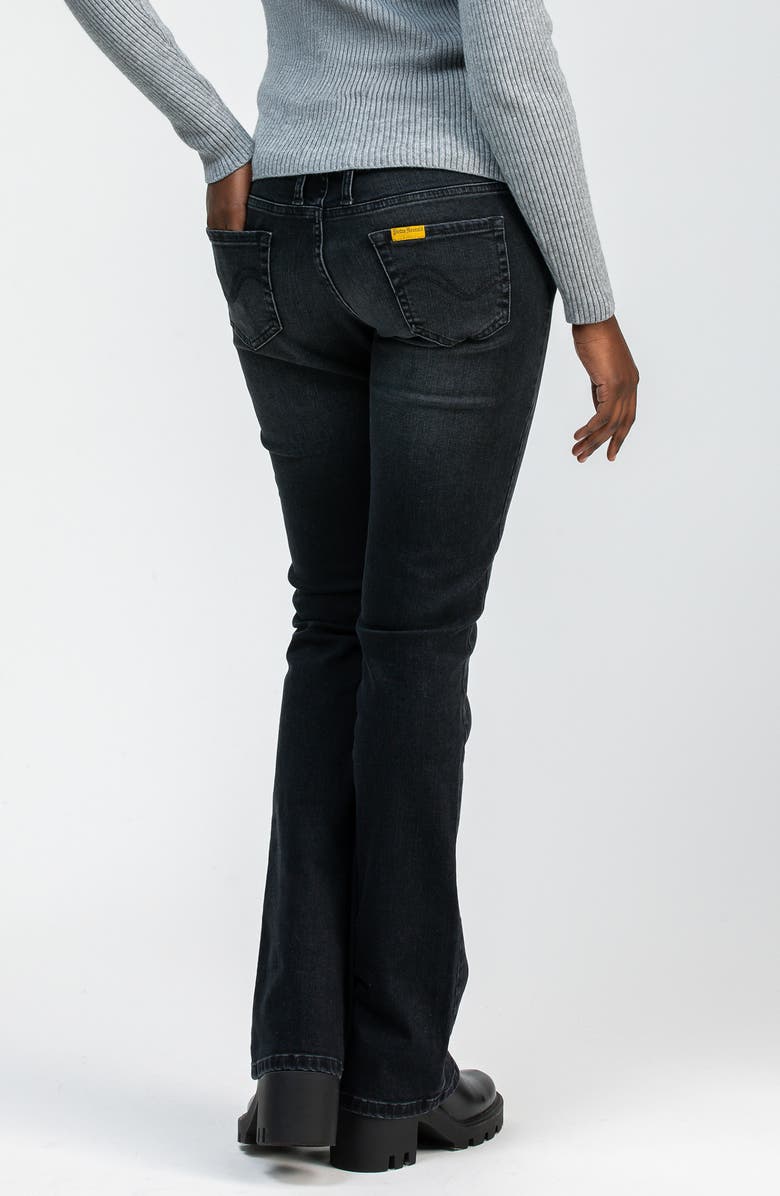 PIETRO BRUNELLI MATERNITY Slim Bootcut Maternity Jeans, Alternate, color, Black Stoned