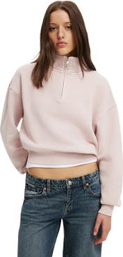 Cotton On Women's Quarter Zip Sweatshirt