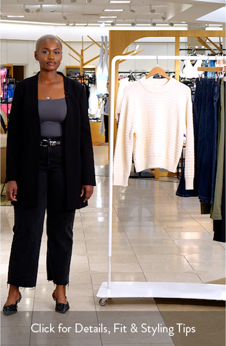 Collie Organic Cotton Crewneck Sweater, sales video thumbnail