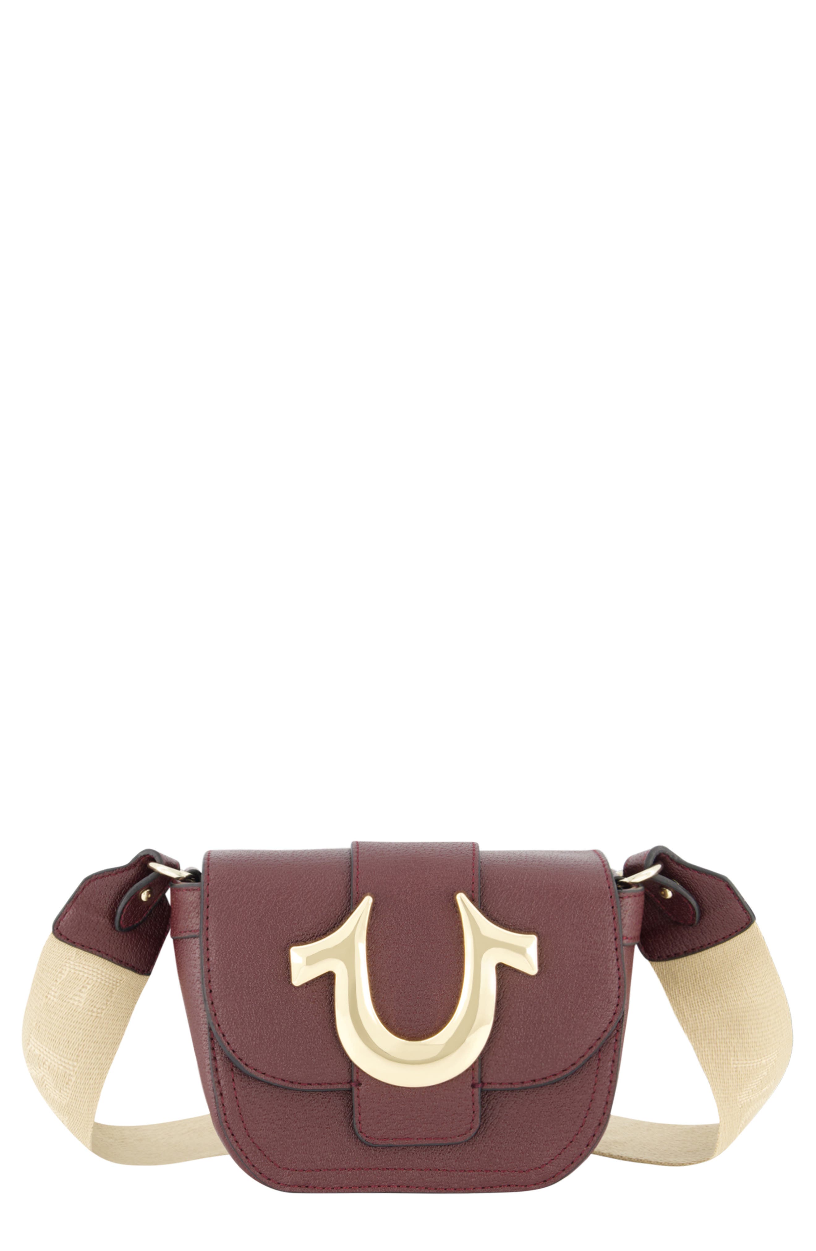 True Religion Horseshoe Mini Flap Crossbody Bag