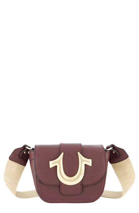 Horseshoe Mini Flap Crossbody Bag