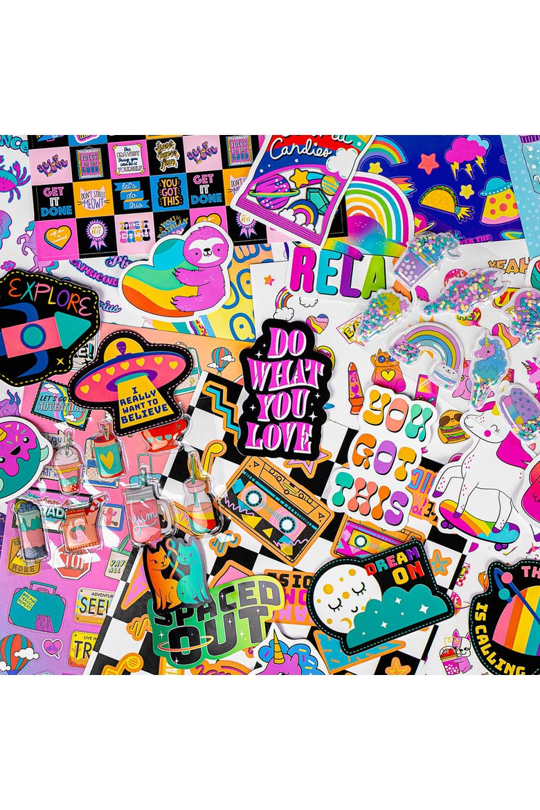 5,000+ Ultimate Sticker Set Vinyl, 3D & Puffy Stickers, Alternate, color, Multicolored