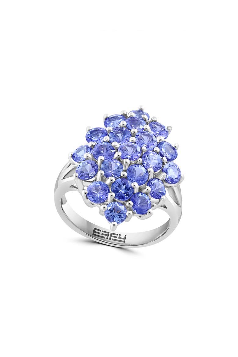 Sterling Silver Tanzanite Ring, Main, color, PURPLE