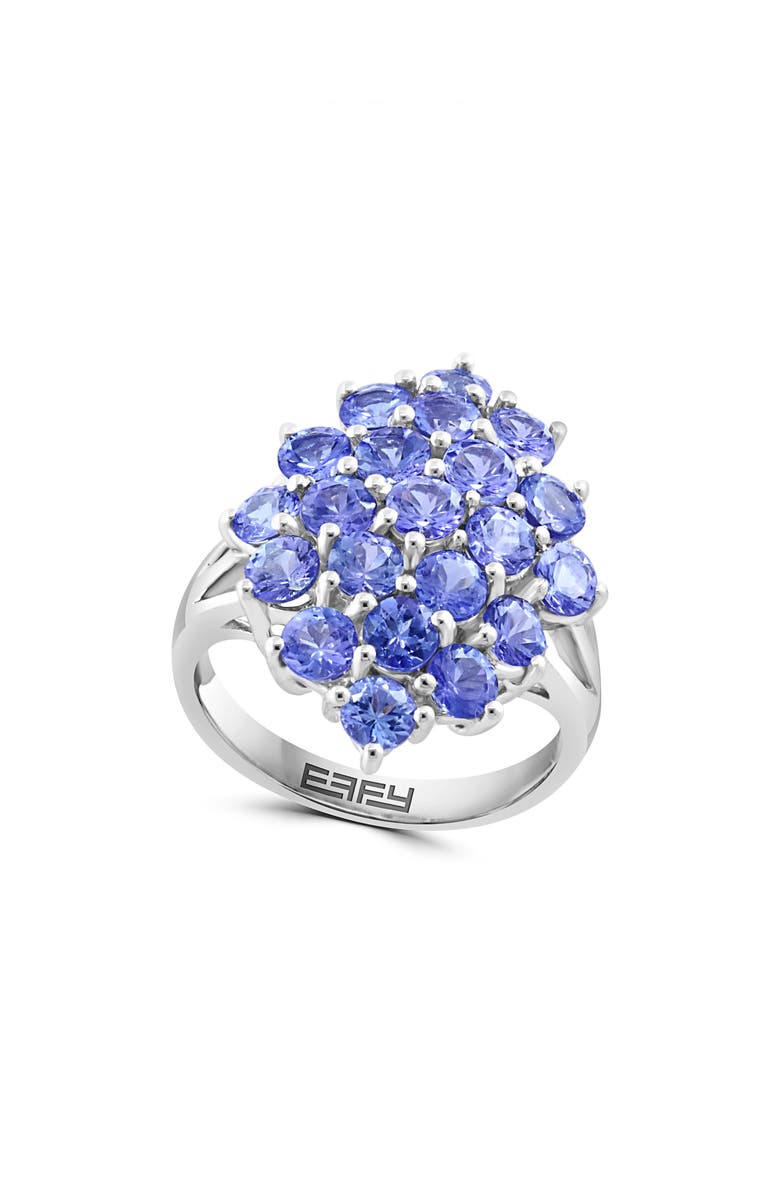 EFFY Sterling Silver Tanzanite Ring, Main, color,