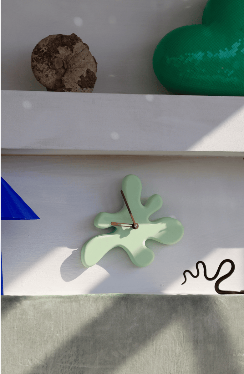 Sofiest Designs Splat Clock Kit, Alternate, color, Tea Green