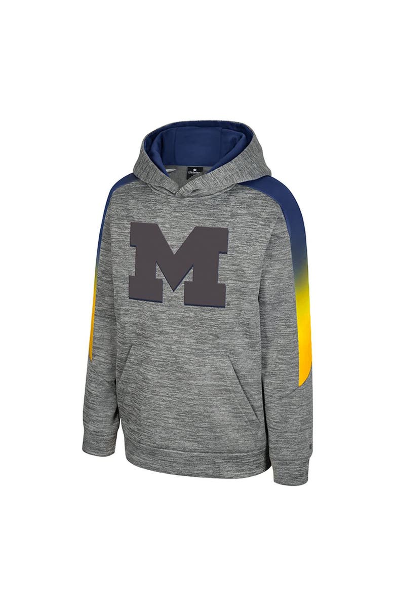 COLOSSEUM Youth Colosseum Gray Michigan Wolverines The Gang Hoodie, Alternate, color, Gray