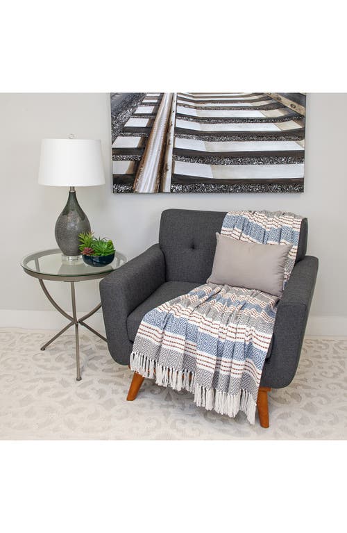 Parkland Collection Oblong Throw Pillow In White