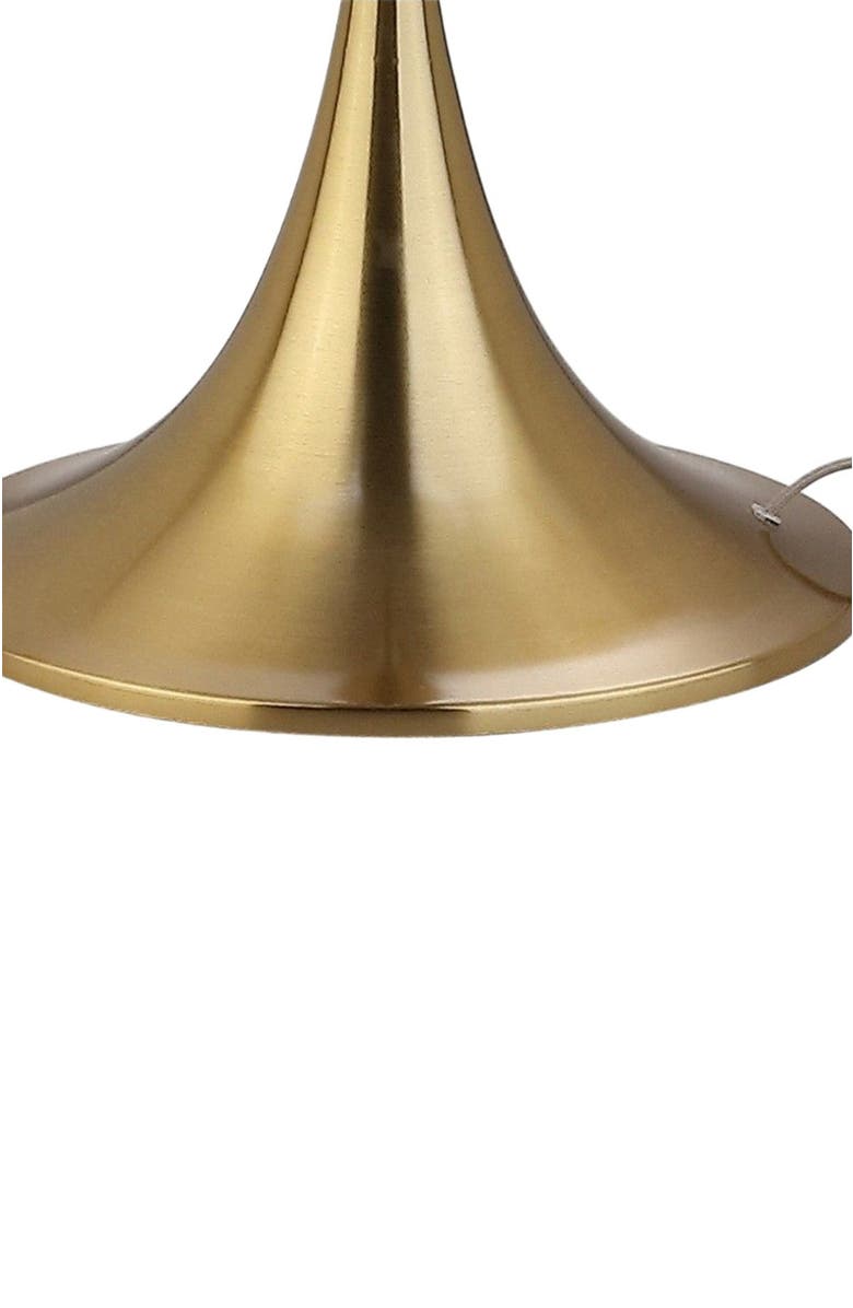 JONATHAN Y Amelia 63" Metal LED Floor Lamp, Brass, Alternate, color, Brass Gold