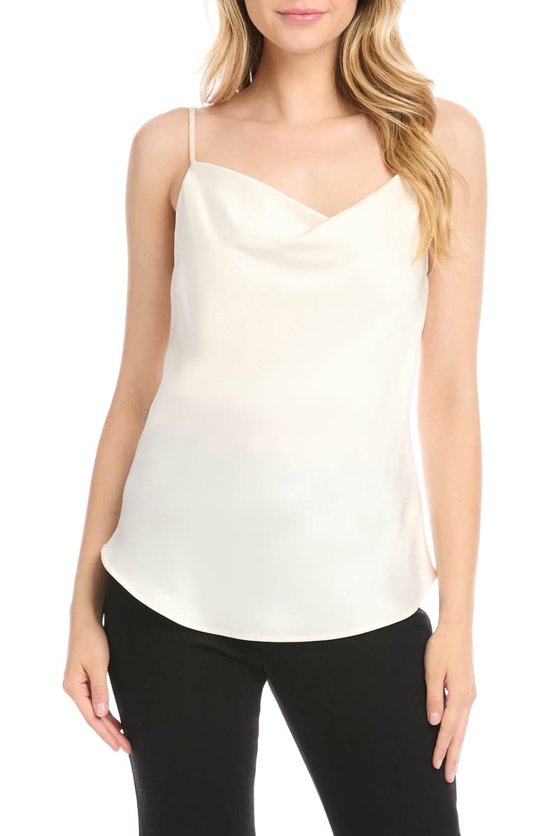 Karen Kane Drape Satin Camisole, Main, color, 