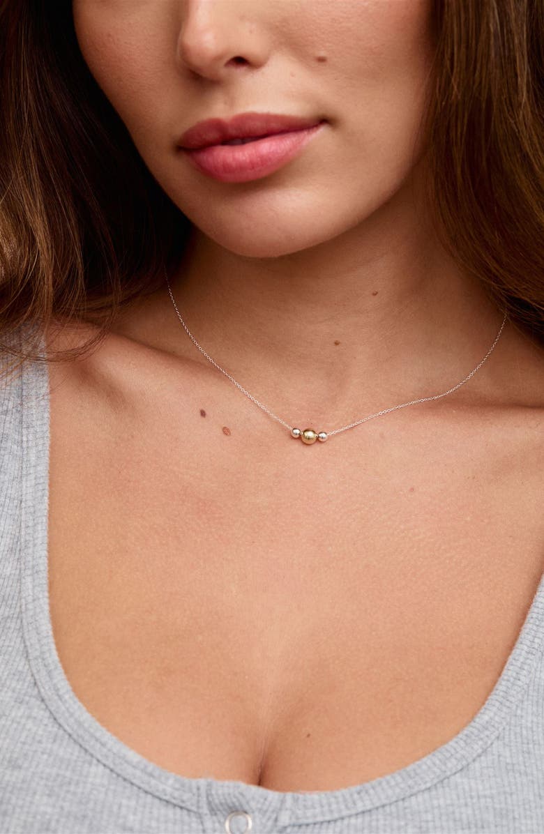 Set & Stones Hudson Necklace, Alternate, color, Silver