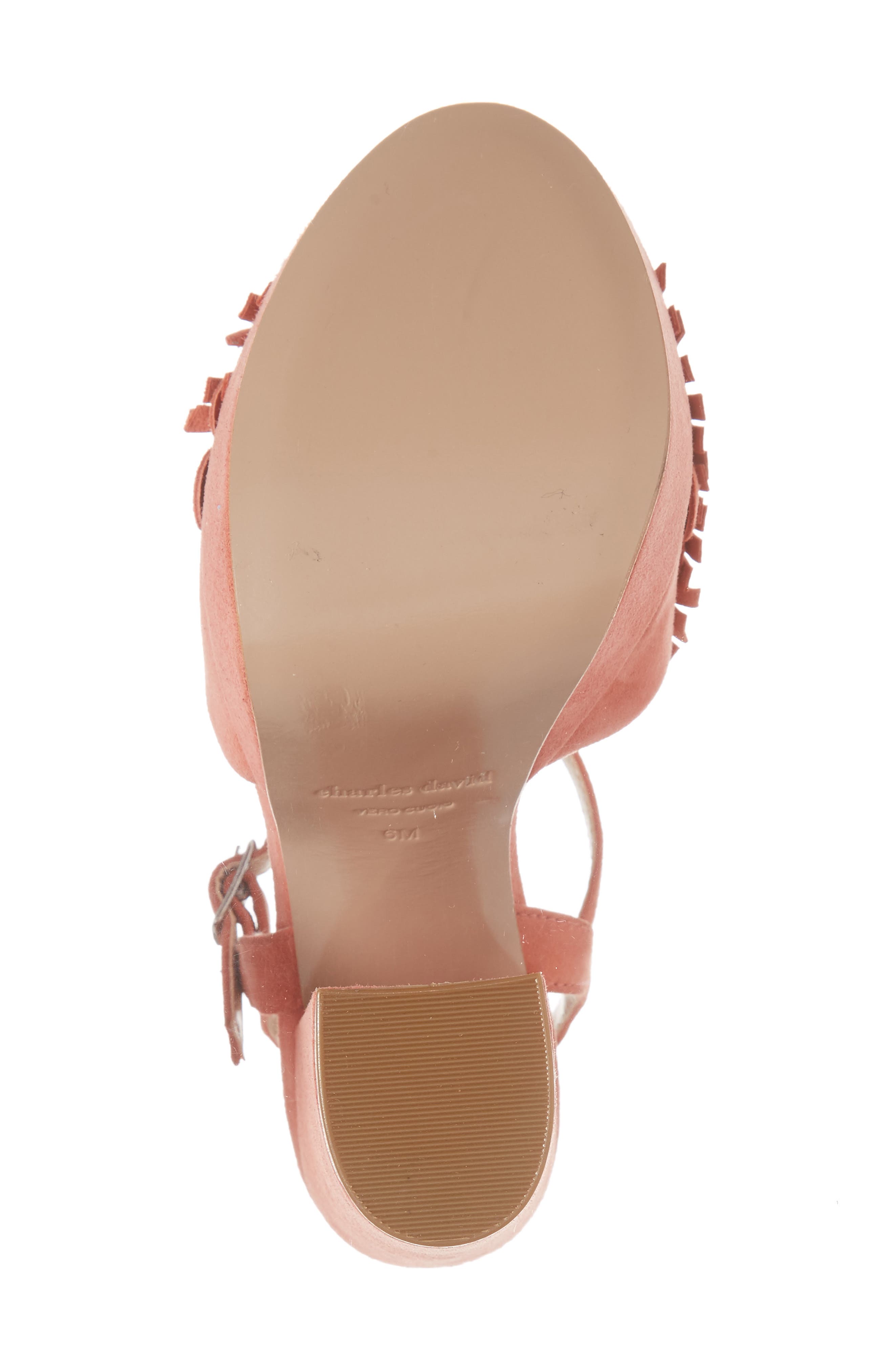Royale Sandal, Alternate, color, CORAL SUEDE