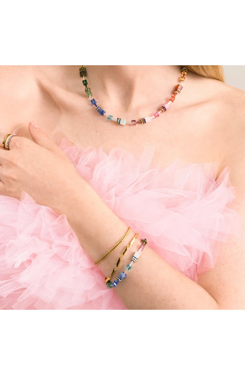 COEUR DE LION Geocube Iconic Precious Bracelet, Alternate, color, Rainbow