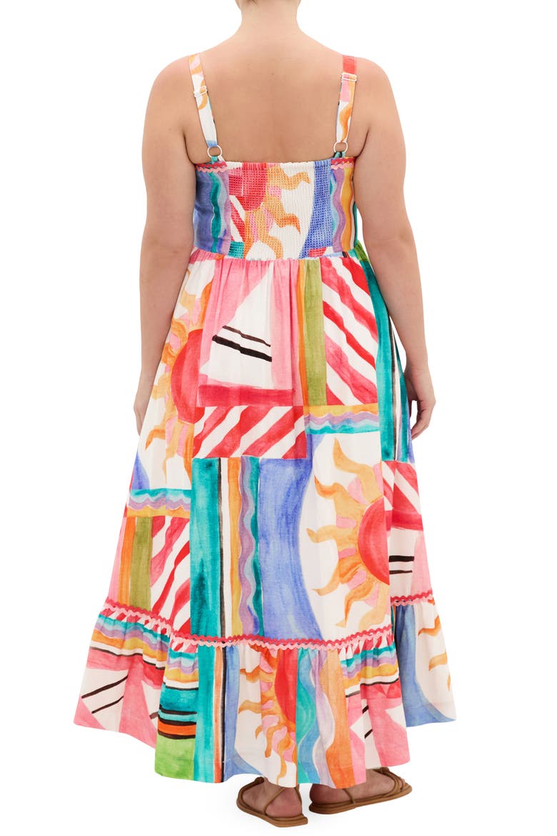 Sunlit Print Sleeveless Maxi Dress, Alternate, color, SUNLIT DAYS
