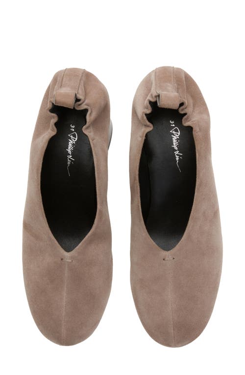 3.1 Phillip Lim Nadia Block Heel Pump In Elephant Grey