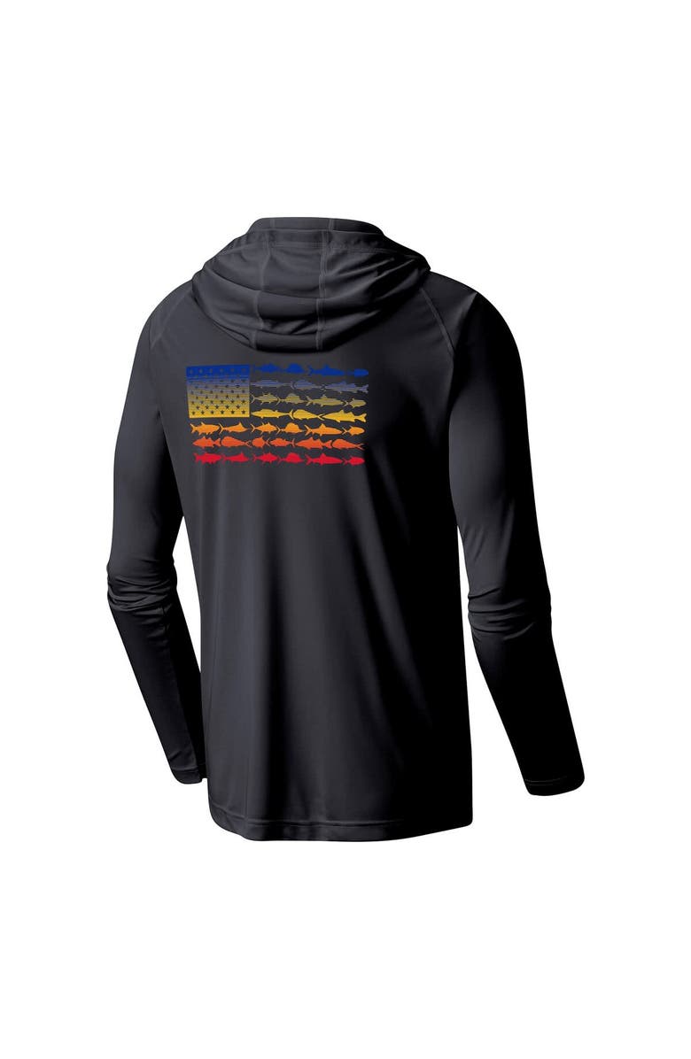 Columbia Men's Columbia Black Pittsburgh Steelers Terminal Tackle Long Sleeve Hoodie T-Shirt, Alternate, color, 