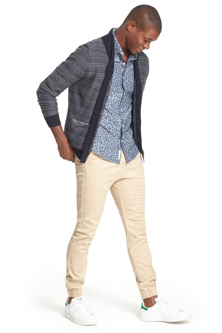 'Sureshot' Tapered Leg Jogger Chinos, Alternate, color, TAN